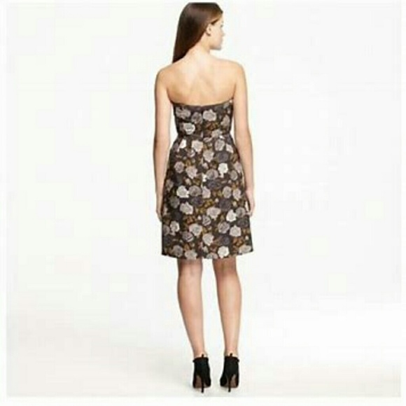 J. Crew strapless cotton dress cocktail size 00 - Picture 2 of 6